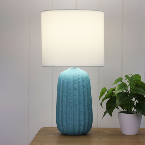 Light store teal lamp